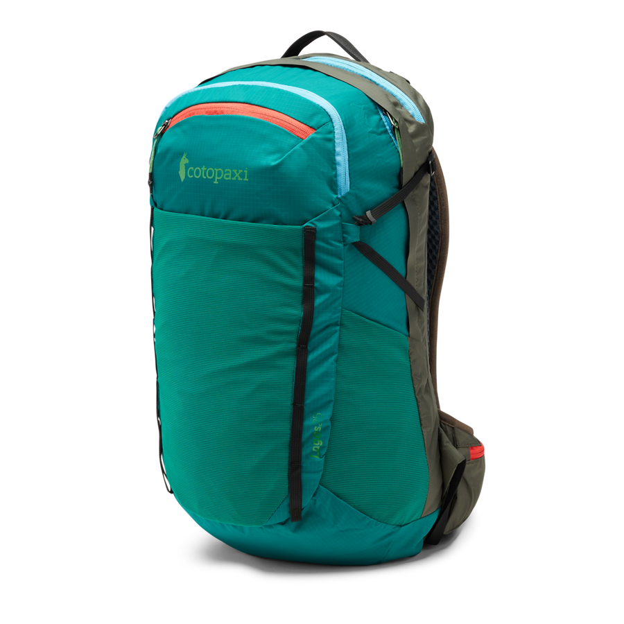Lagos 25L Hydration Pack, Greenery/Iron, Detail