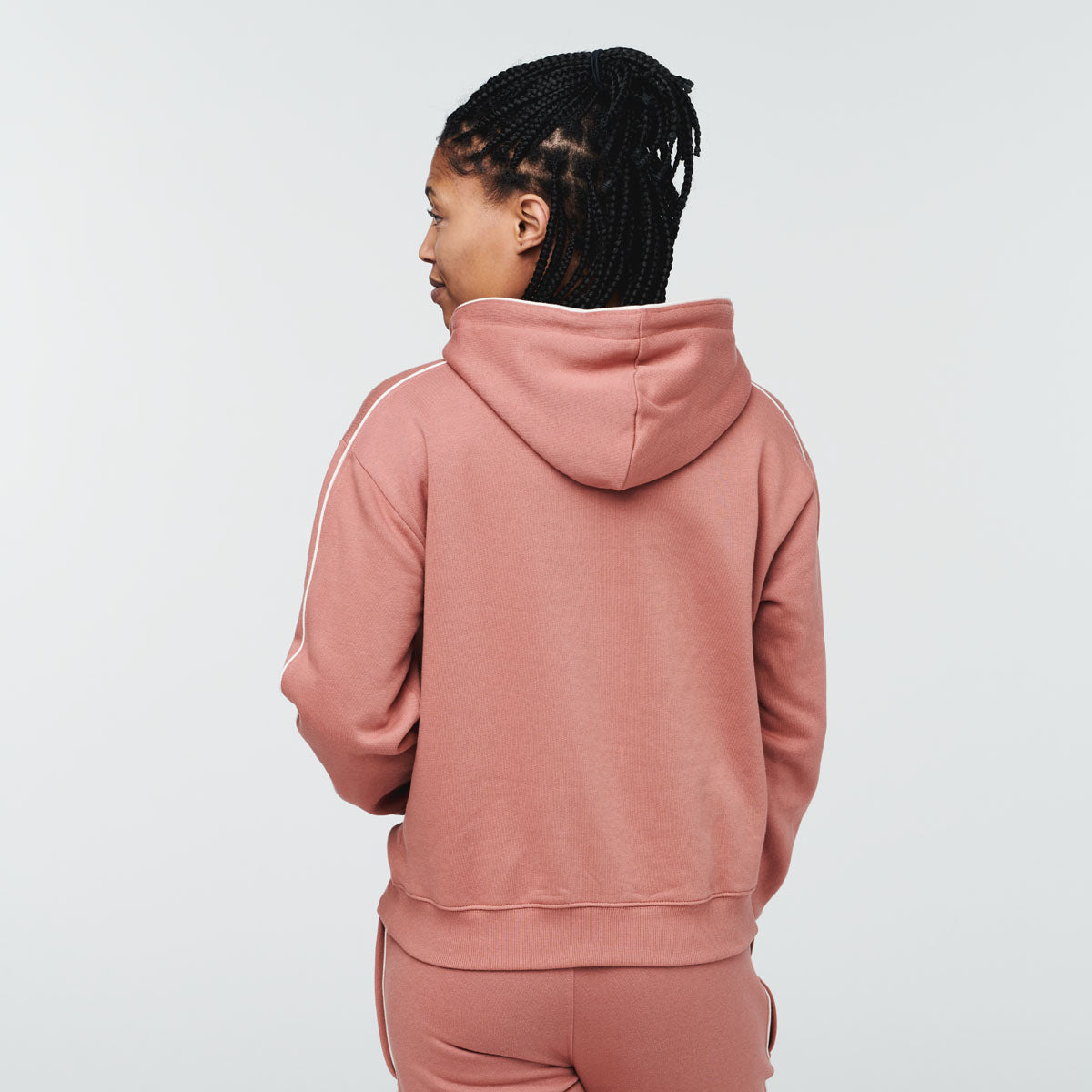 Do Good Organic Pullover Hoodie - Women's, Earthen, Model Callie