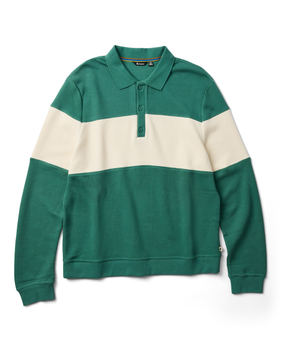 Atajo Waffle Rugby - Men's, Juniper/Cream