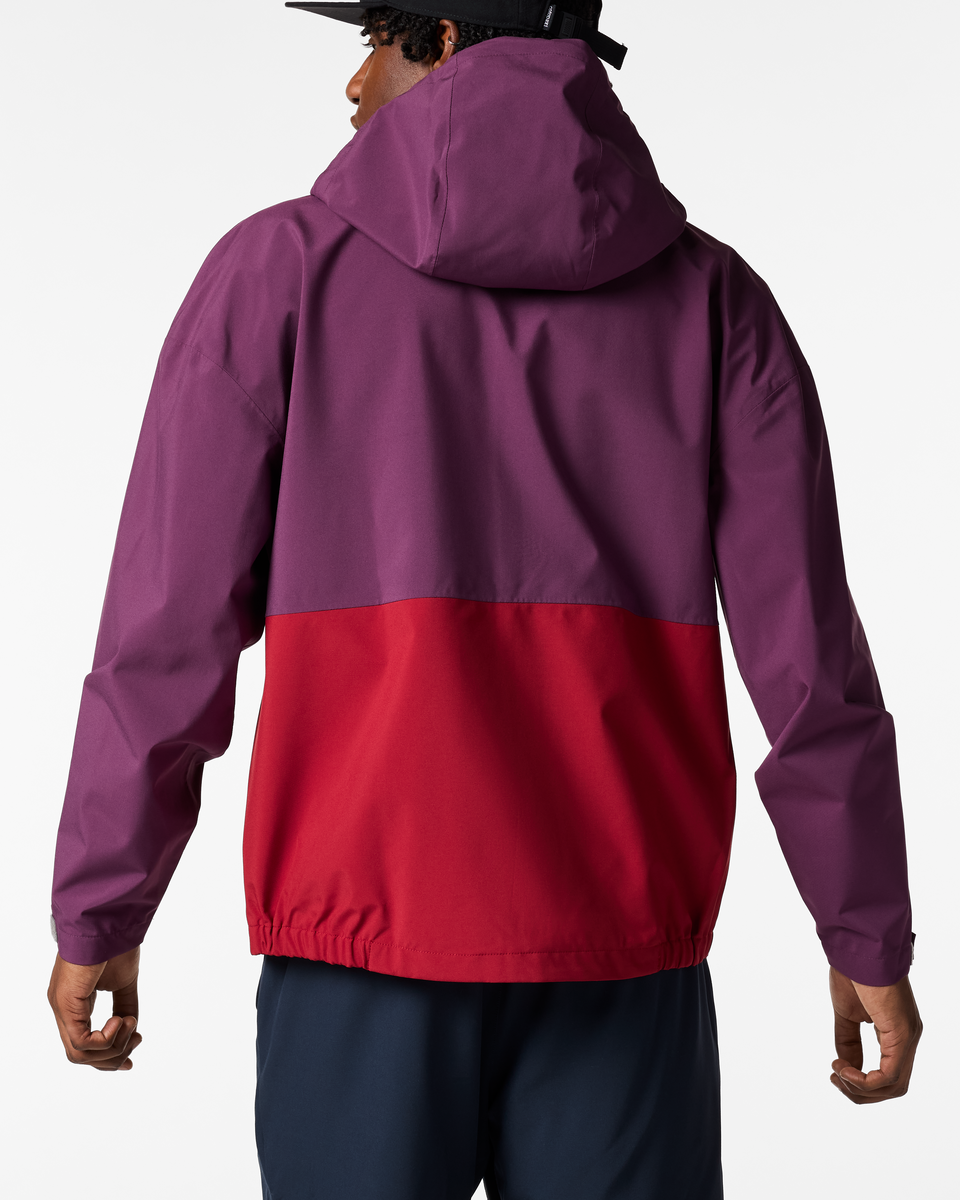 Cielo Rain Jacket - Men's, Acai/Chimayo, Model Anson