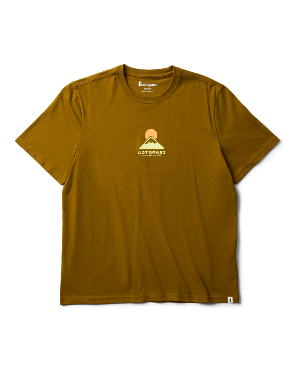Cotopaxi Mountain T-Shirt - Men's, Log Cabin, Model Luke