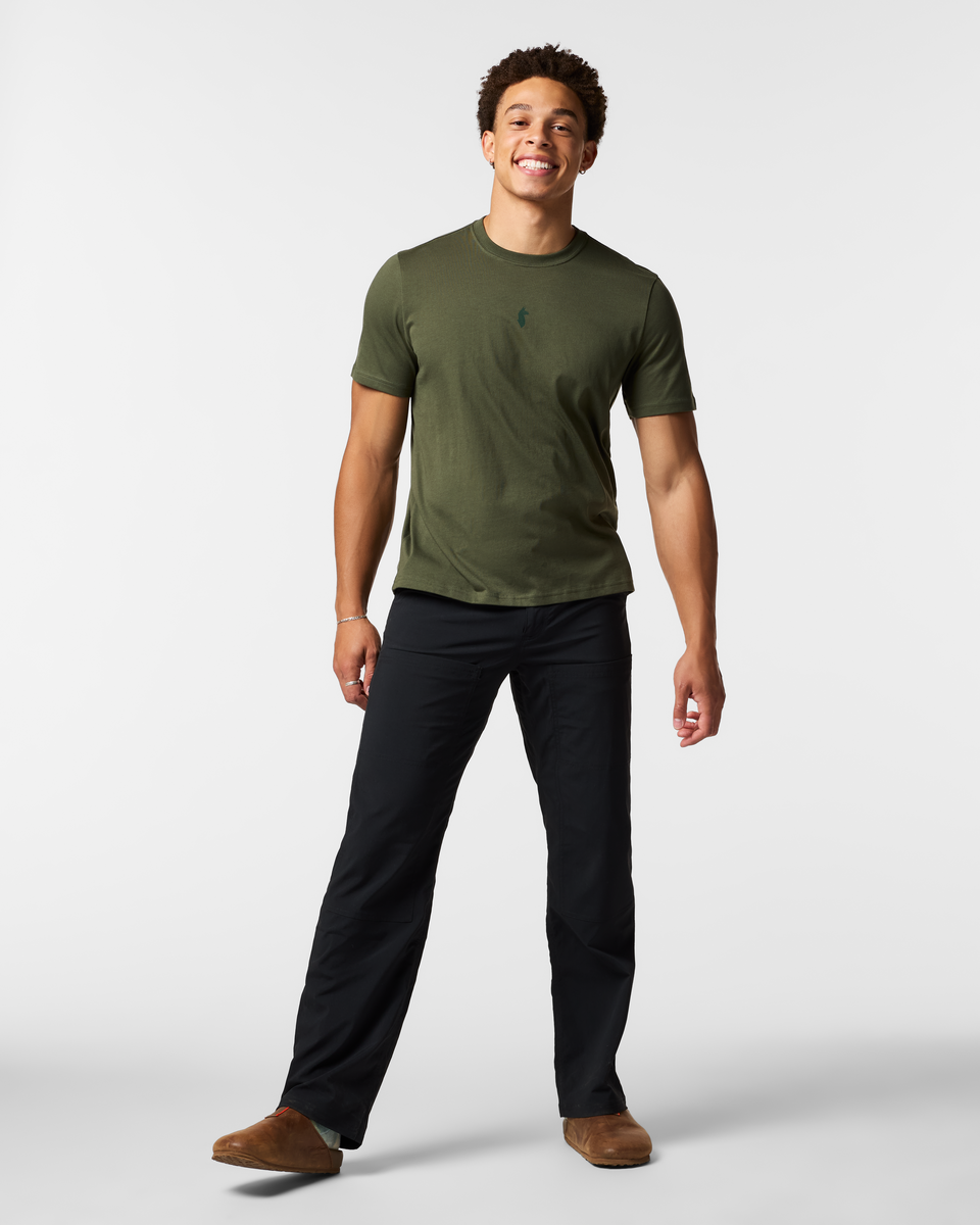 Llama Icon T-Shirt - Men's, Fatigue, Model Luke