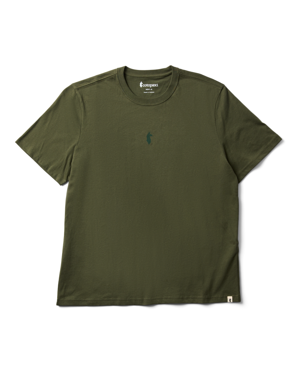 Llama Icon T-Shirt - Men's, Fatigue, Model Luke