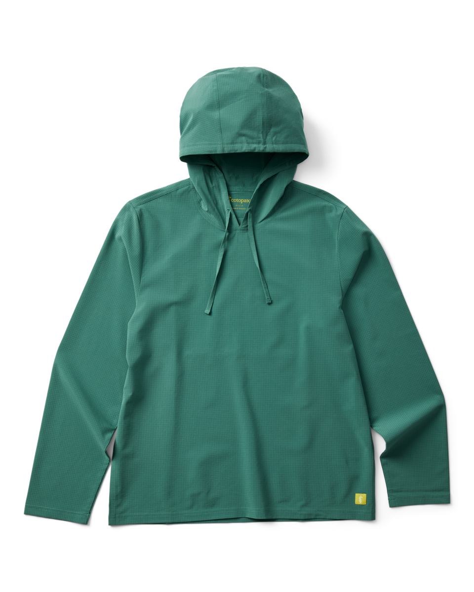 Pulso Tech Hoodie - Men's, Juniper, Model Pedro
