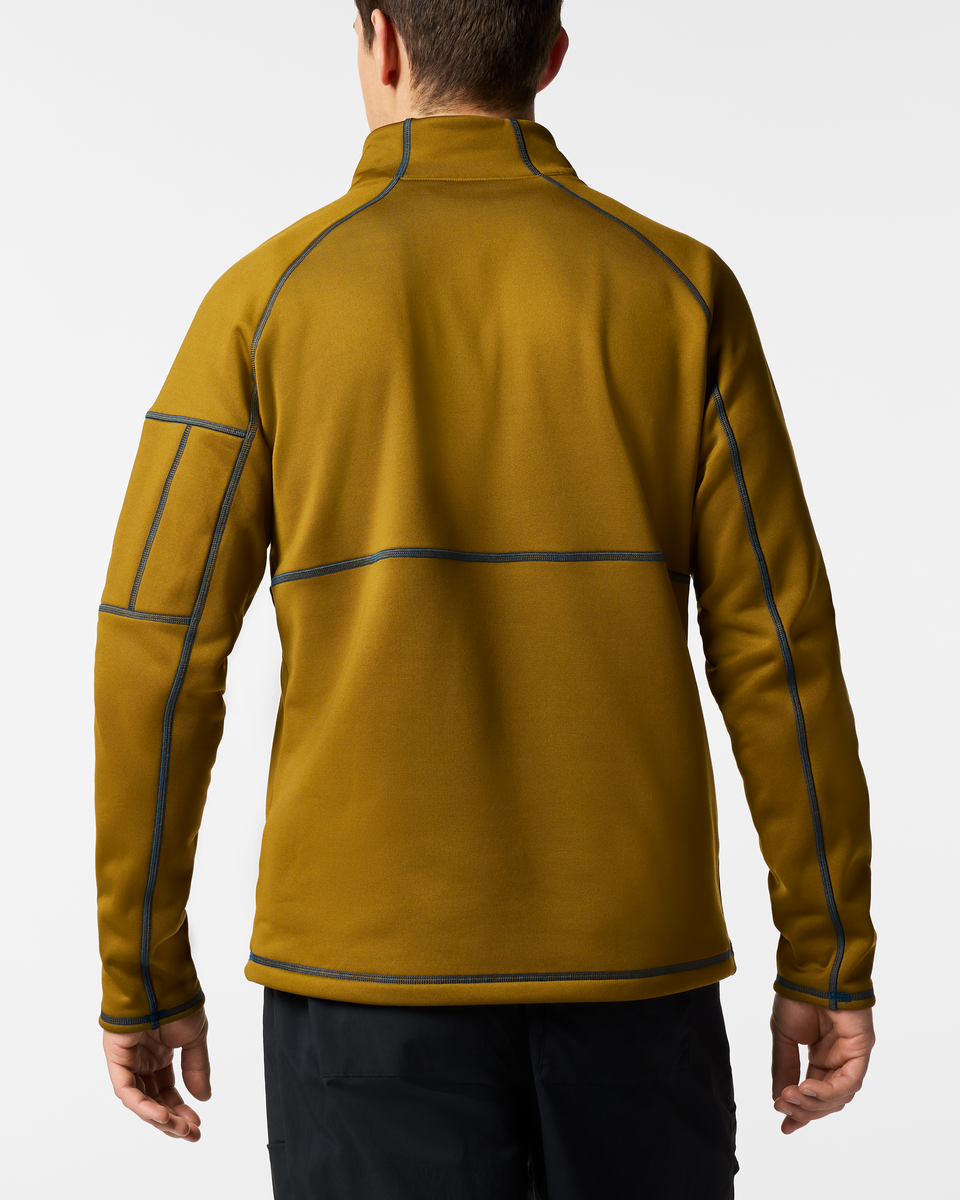 Tempa Fleece Half-Zip Pullover - Men's, Log Cabin, Model Kellan