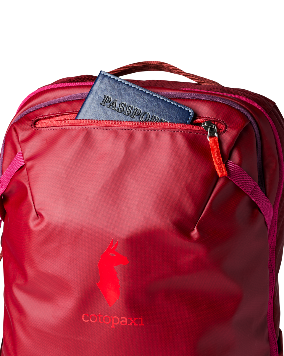 Allpa 28L Travel Pack, Crimson, Detail