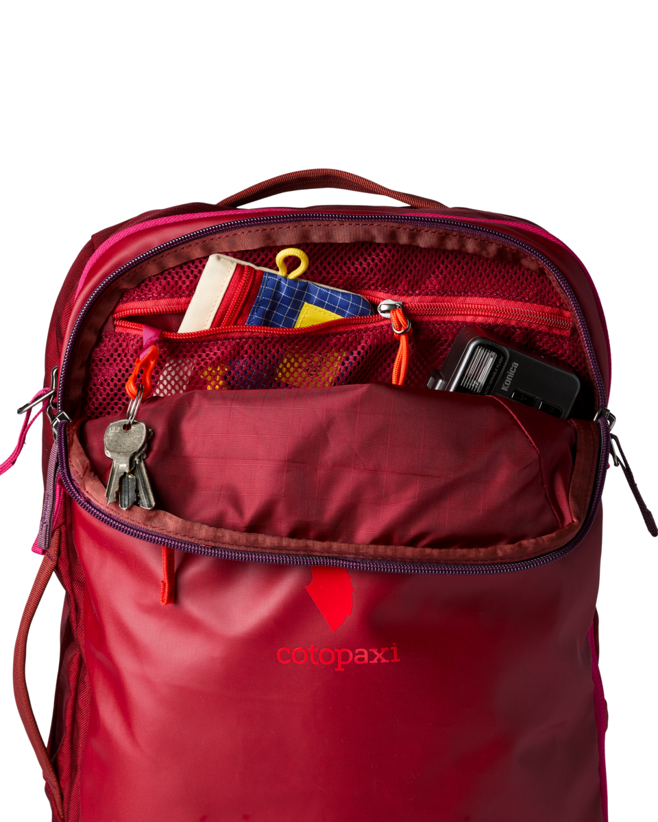 Allpa 28L Travel Pack, Crimson, Detail