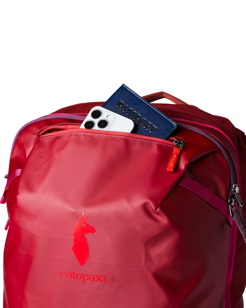 Allpa 35L Travel Pack, Crimson, Detail