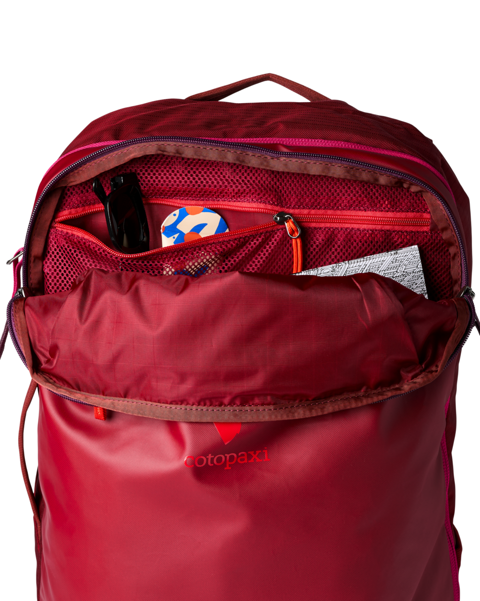 Allpa 35L Travel Pack, Crimson, Detail