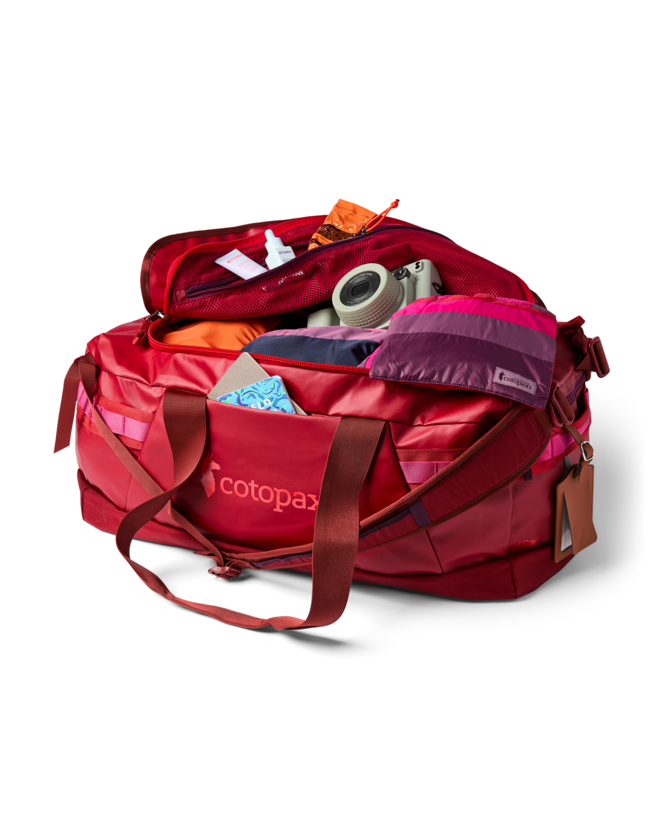 Allpa Getaway 55L Duffel, Crimson, Detail