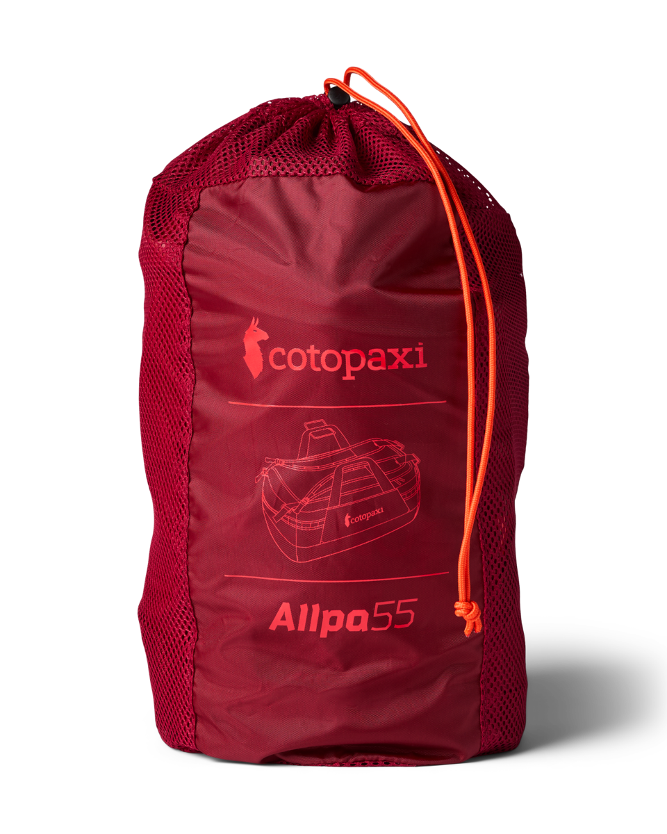 Allpa Getaway 55L Duffel, Crimson, Detail
