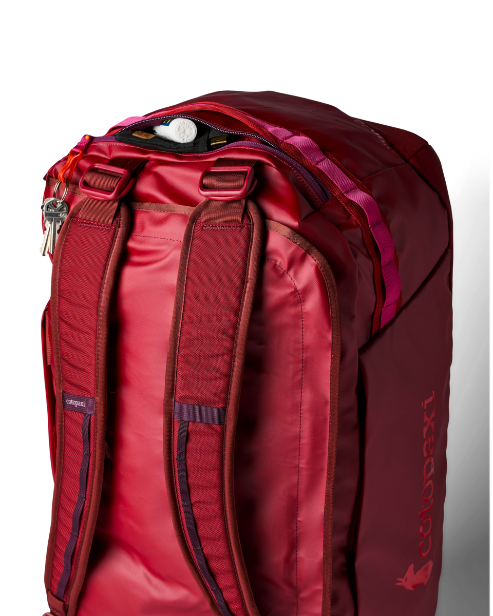 Allpa Getaway 70L Duffel, Crimson, Detail