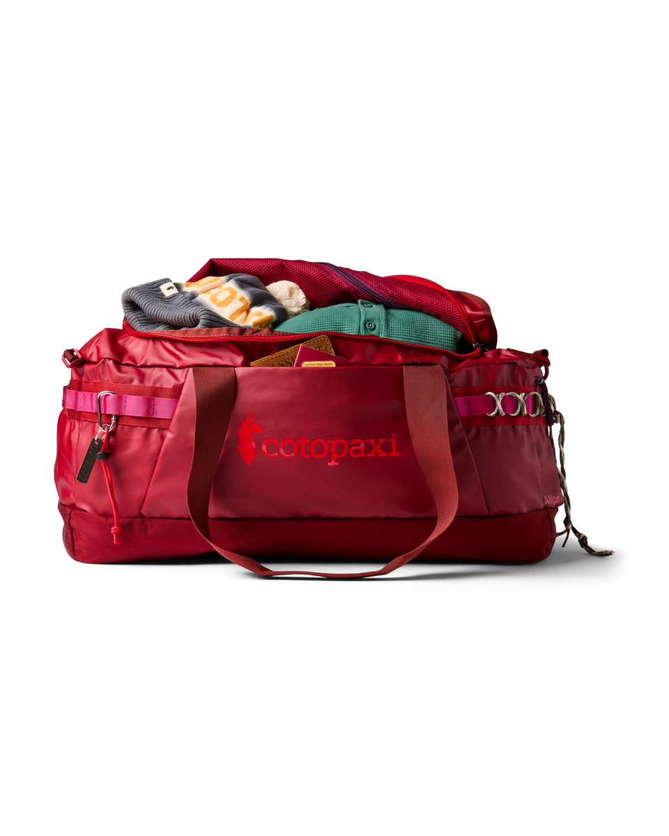 Allpa Getaway 70L Duffel, Crimson, Detail