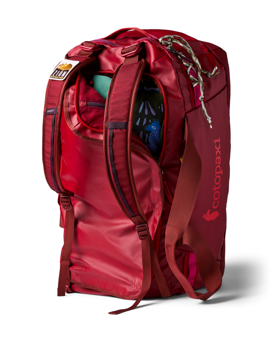 Allpa Getaway 70L Duffel, Crimson, Detail