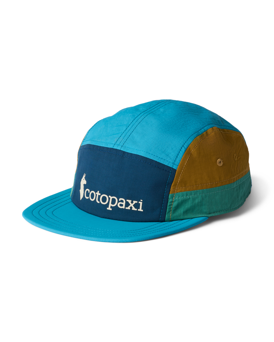 Cotopaxi Tech 5-Panel Hat, Indigo/Oasis