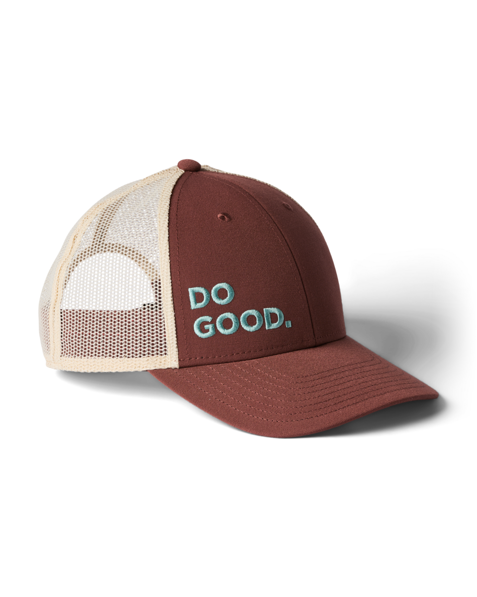 Do Good Trucker Hat, Sepia