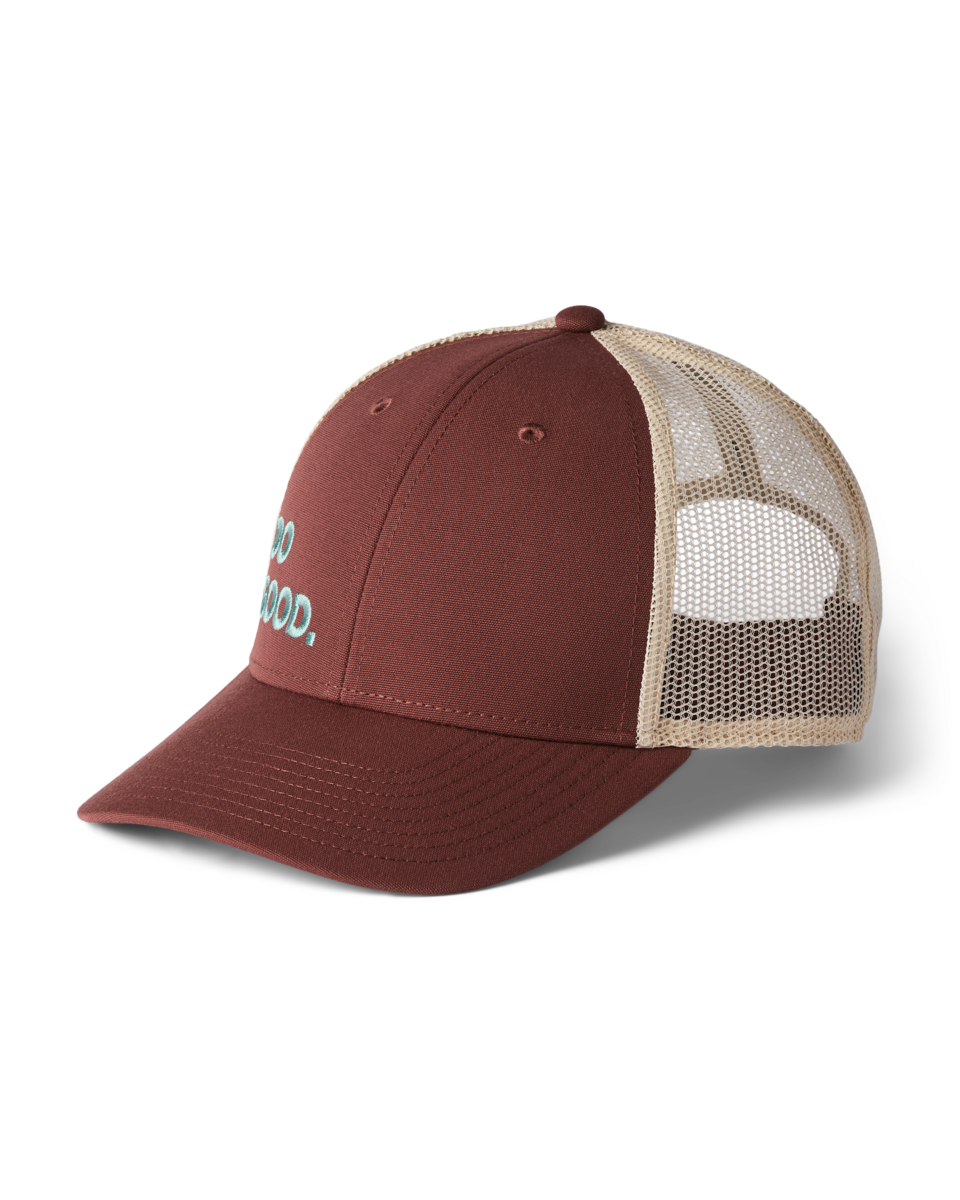 Do Good Trucker Hat, Sepia