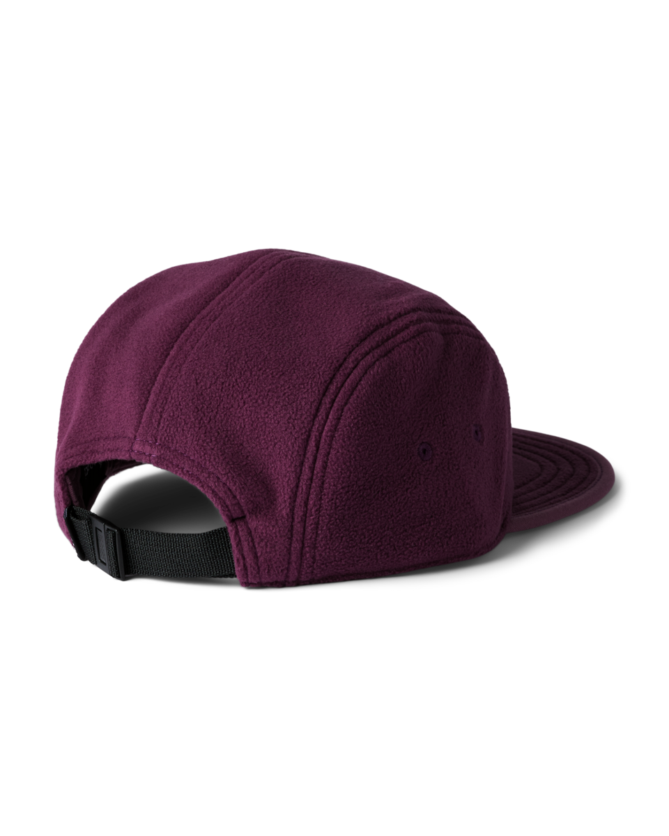 Fleece 5-Panel Hat, Mystic/Acai