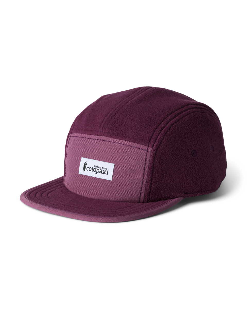 Fleece 5-Panel Hat, Mystic/Acai
