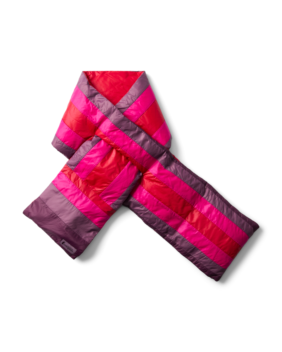 Fuego Down Scarf, Spicy Stripes