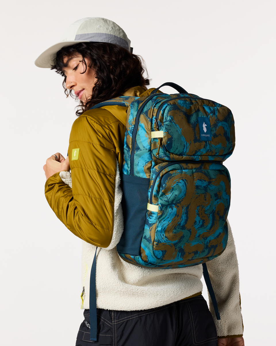 Tasra 16L Backpack, Brush Clouds Indigo, Detail