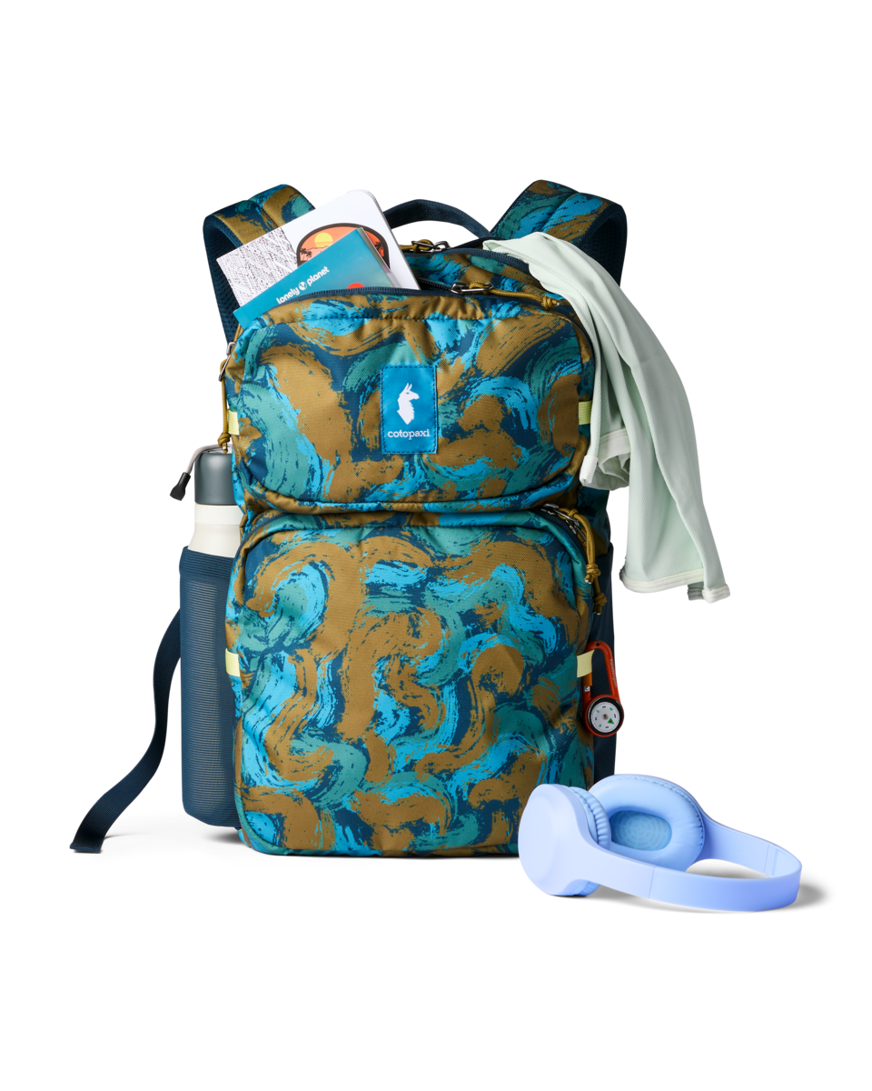 Tasra 16L Backpack, Brush Clouds Indigo, Detail