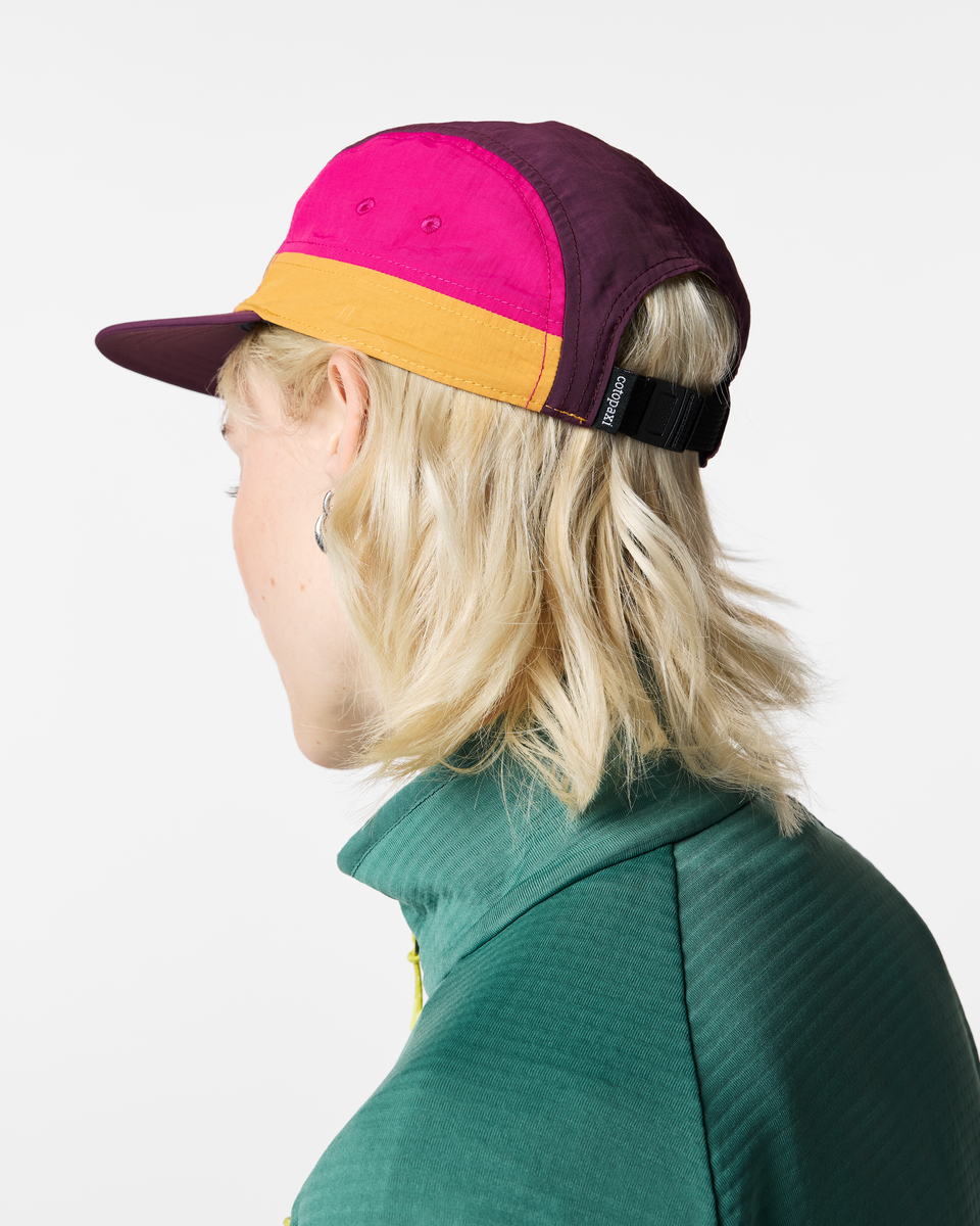 Zen Garden Tech 5-Panel Hat, Acai