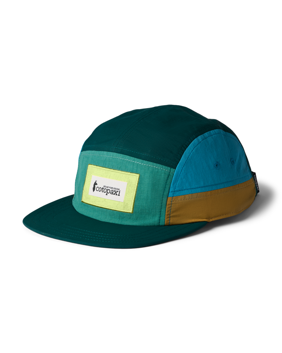 Zen Garden Tech 5-Panel Hat, Juniper/Deep Ocean