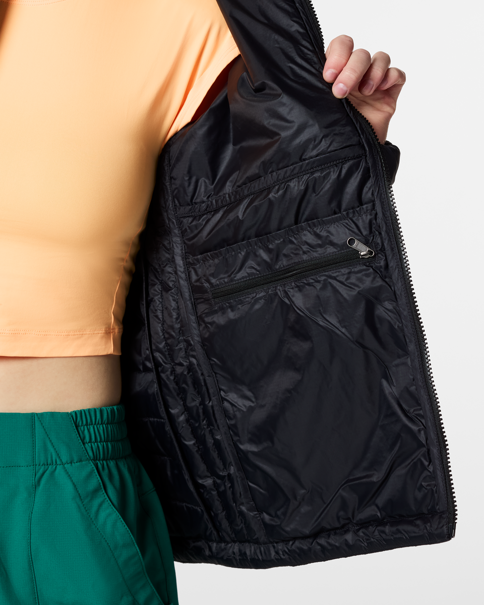 Acodo Insulated Hooded Jacket - Women's, Cotopaxi Black, Model Josie