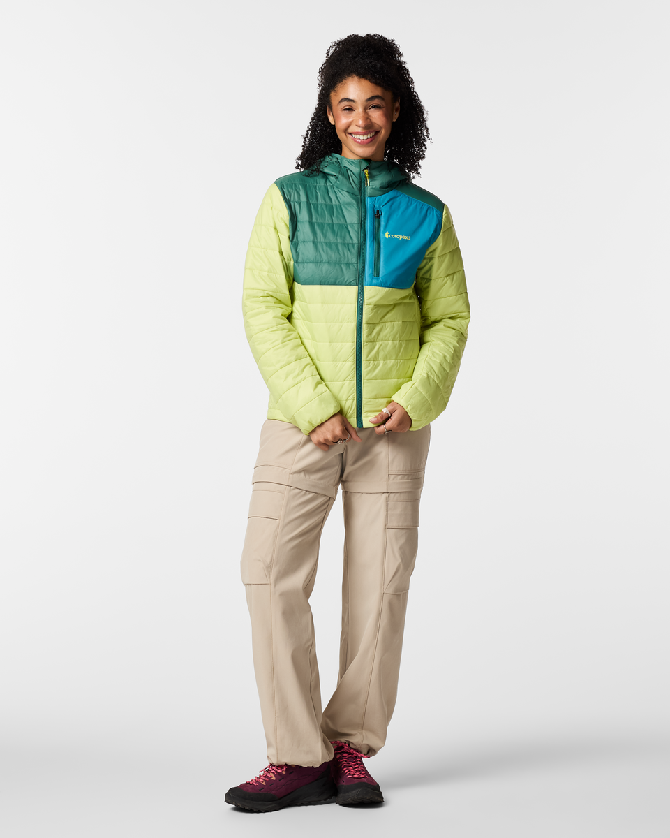 Acodo Insulated Hooded Jacket - Women's, Juniper/Firefly, Model Kalu