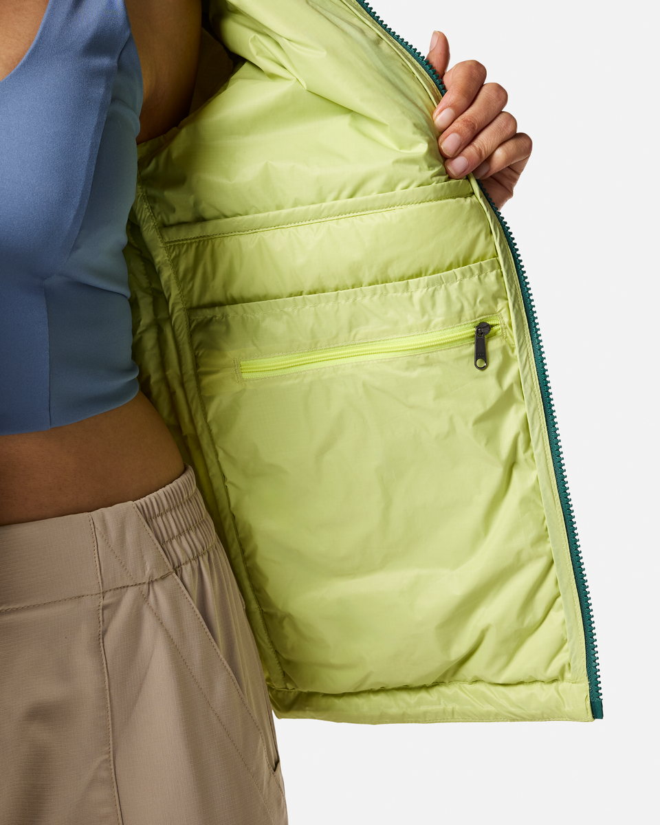 Acodo Insulated Hooded Jacket - Women's, Juniper/Firefly, Model Kalu