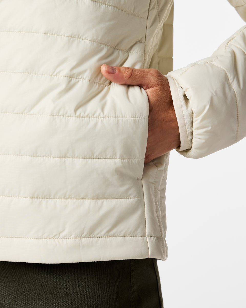 Acodo Insulated Hooded Jacket - Women's, Vapor/Chalk, Model Lola