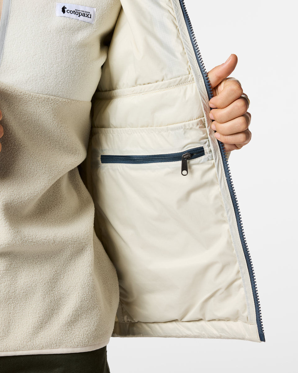 Acodo Insulated Hooded Jacket - Women's, Vapor/Chalk, Model Lola