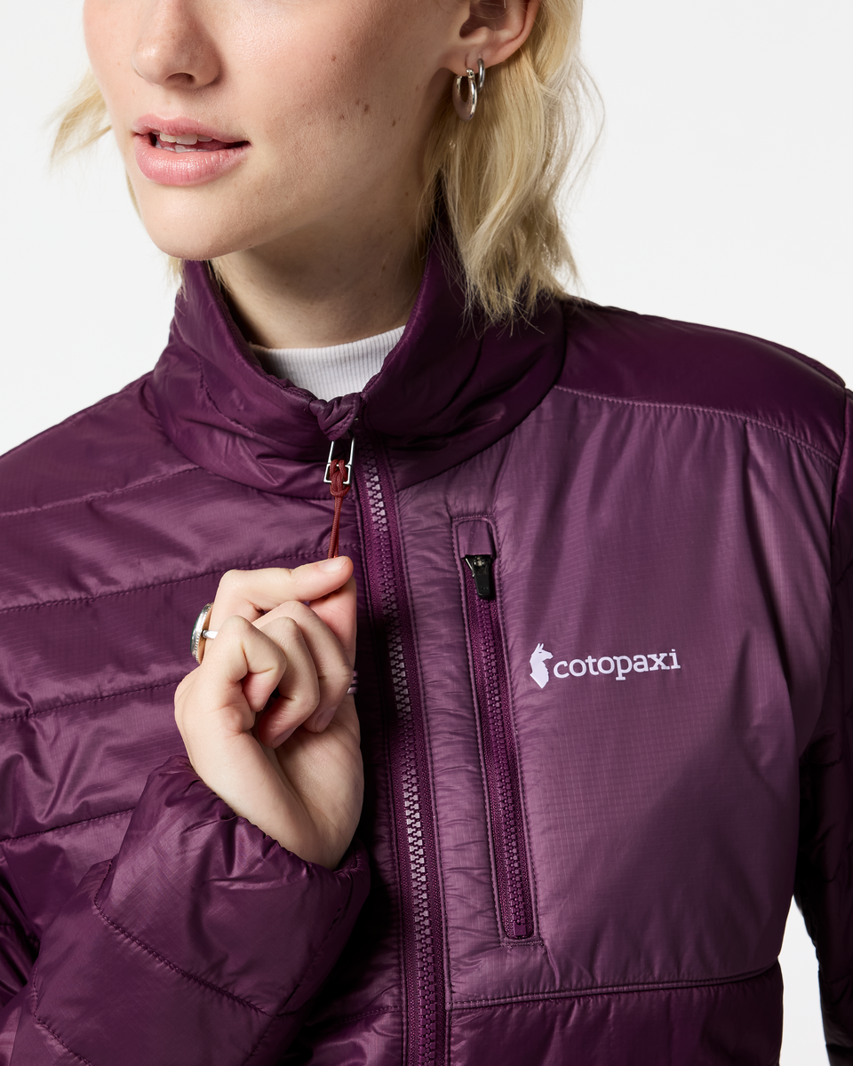 Acodo Insulated Jacket - Women's, Acai, Model Josie