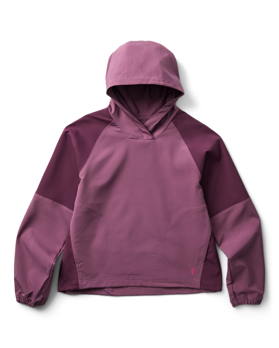 Adelante Hoodie - Women's, Mystic/Acai, Model Tiff