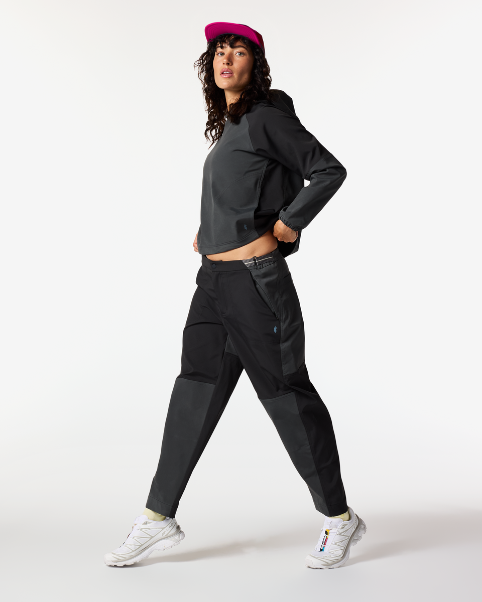 Adelante Pant - Women's, Black/Charcoal, Model Lola