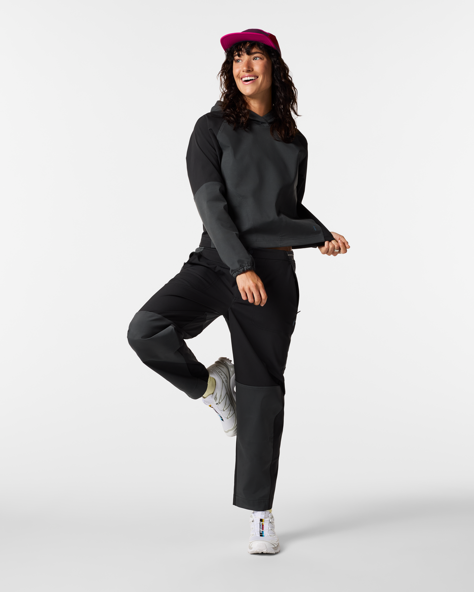 Adelante Pant - Women's, Black/Charcoal, Model Lola