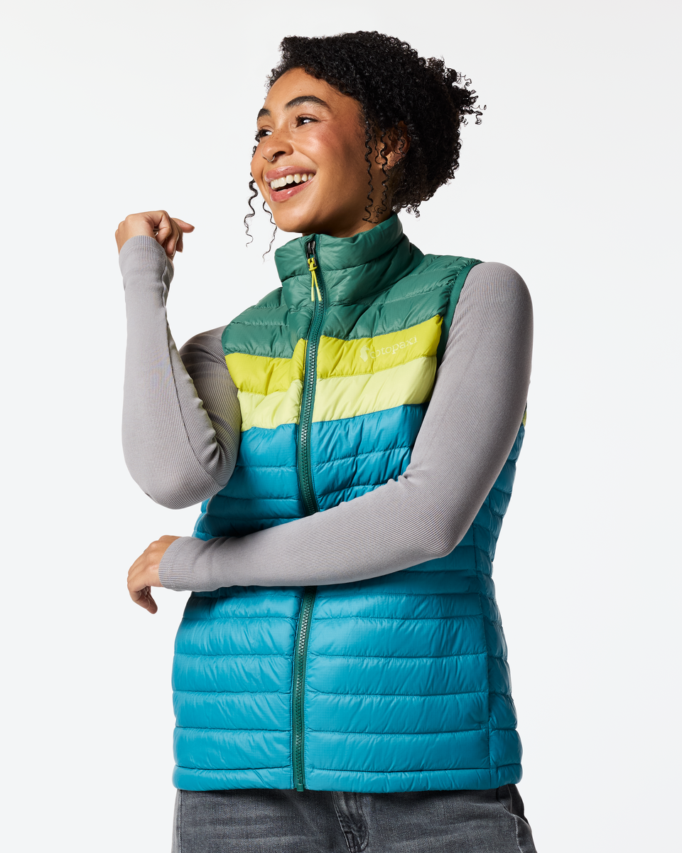 Fuego Down Vest - Women's, Juniper/Oasis, Model Kalu