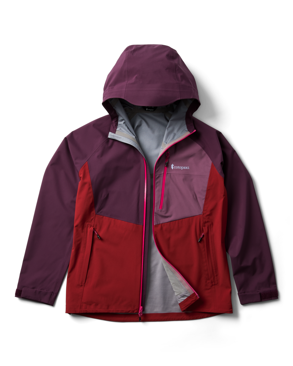Impermeo 3L Hooded Shell Jacket - Women's, Acai/Crimson