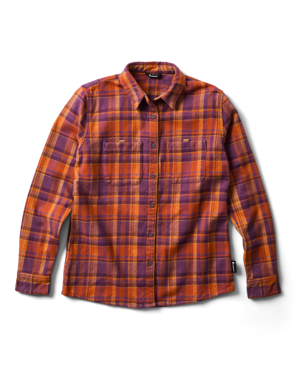 Mero Organic Flannel Shirt - Women's, Mystic Plaid