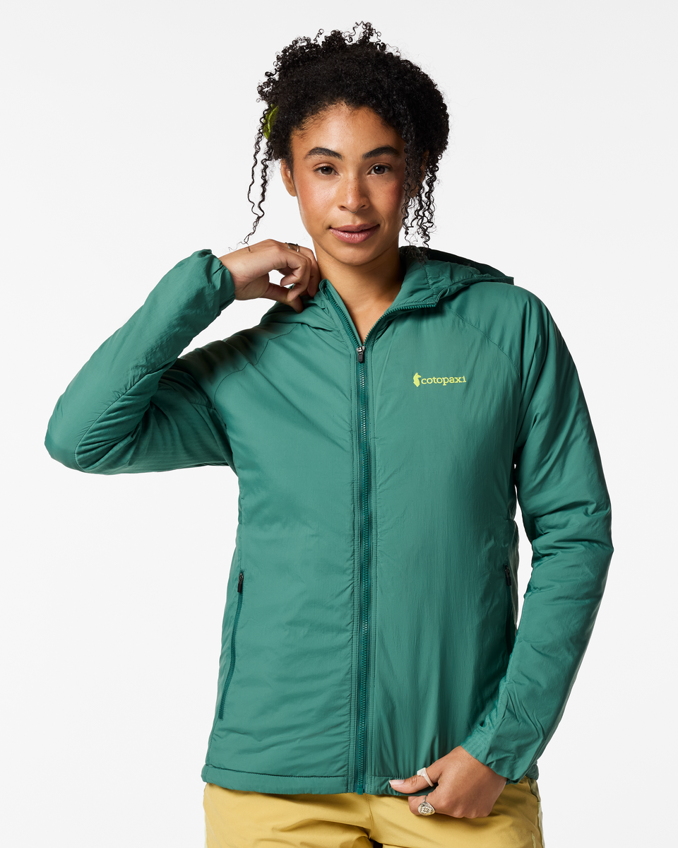 Pacaya 2.0 Insulated Hooded Jacket - Women's, Juniper, Model Kalu