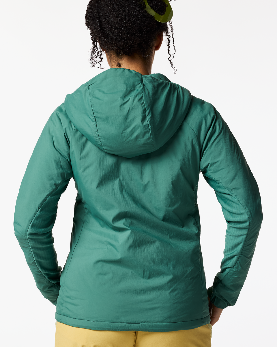 Pacaya 2.0 Insulated Hooded Jacket - Women's, Juniper, Model Kalu