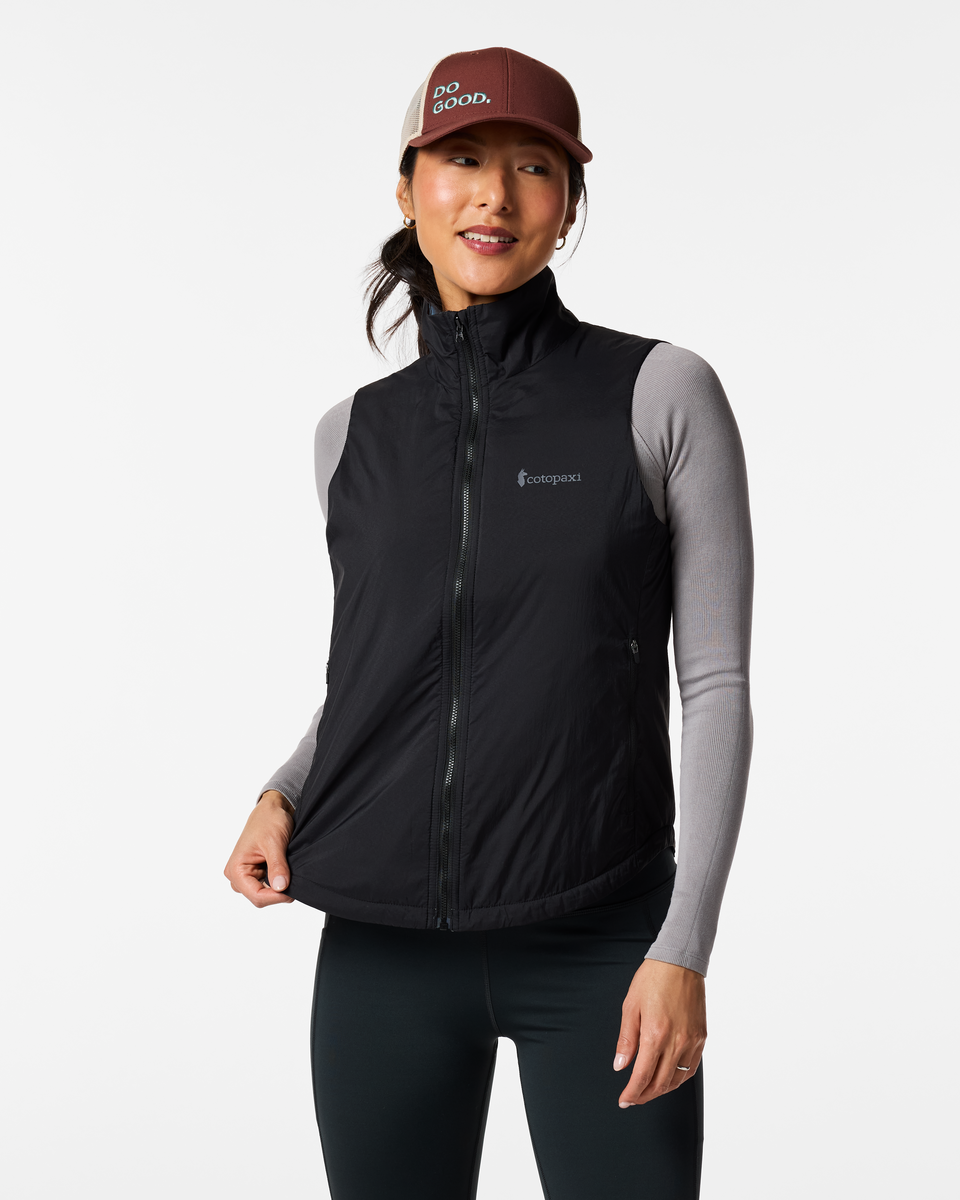 Pacaya 2.0 Insulated Reversible Vest - Women's, Cotopaxi Black, Model Tiff
