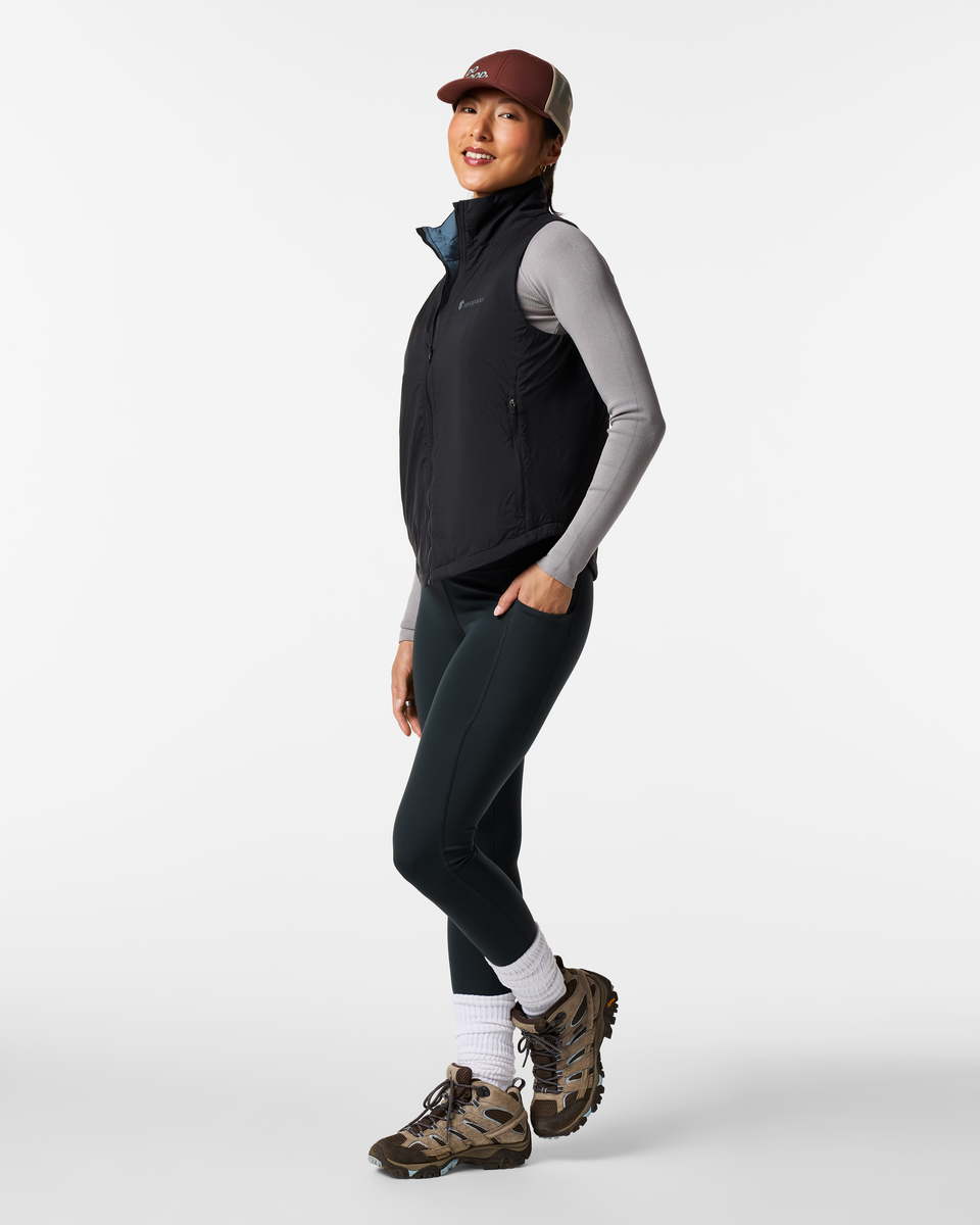 Pacaya 2.0 Insulated Reversible Vest - Women's, Cotopaxi Black, Model Tiff