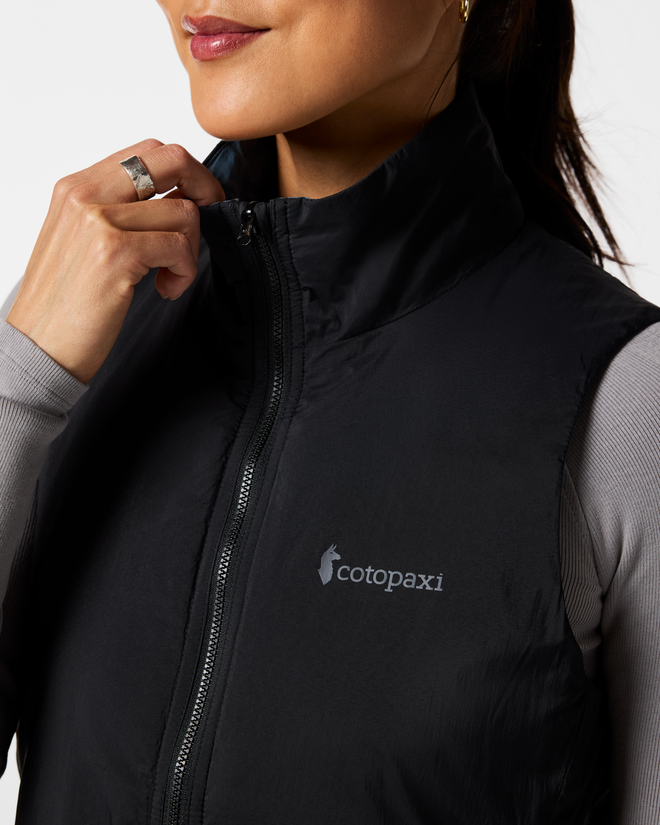 Pacaya 2.0 Insulated Reversible Vest - Women's, Cotopaxi Black, Model Tiff