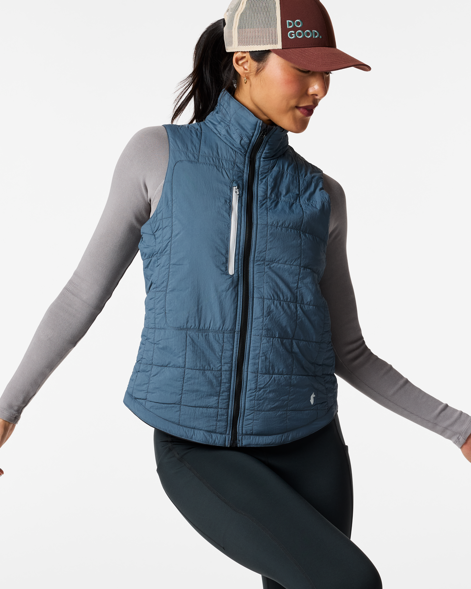 Pacaya 2.0 Insulated Reversible Vest - Women's, Cotopaxi Black, Model Tiff