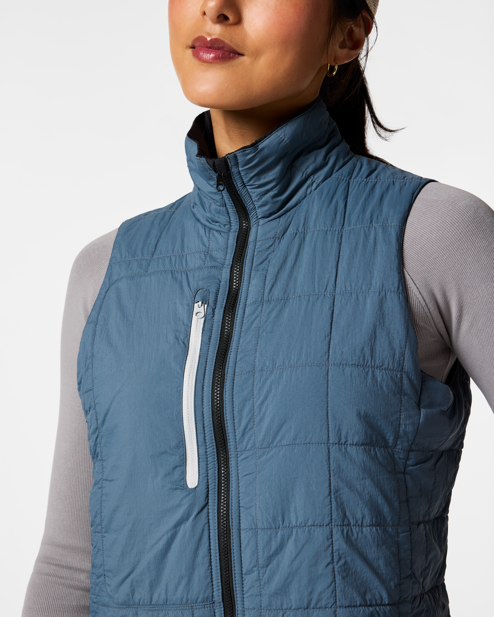 Pacaya 2.0 Insulated Reversible Vest - Women's, Cotopaxi Black, Model Tiff