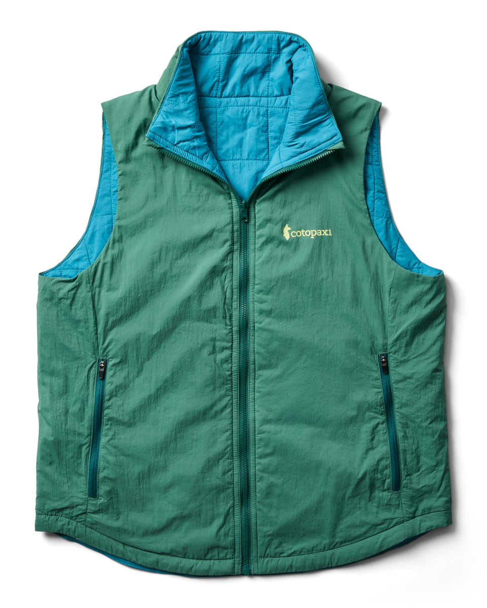 Pacaya 2.0 Insulated Reversible Vest - Women's, Juniper, Model Tiff