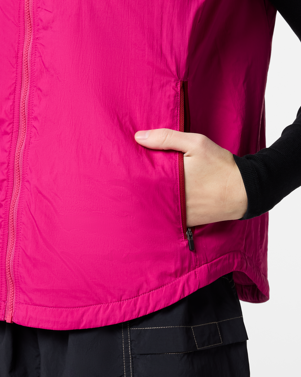 Pacaya 2.0 Insulated Reversible Vest - Women's, Pitaya, Model Josie