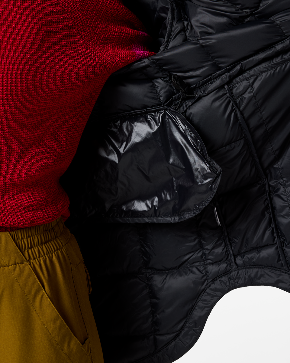 Repleto Down Long Jacket - Women's, Cotopaxi Black, Model Tiff